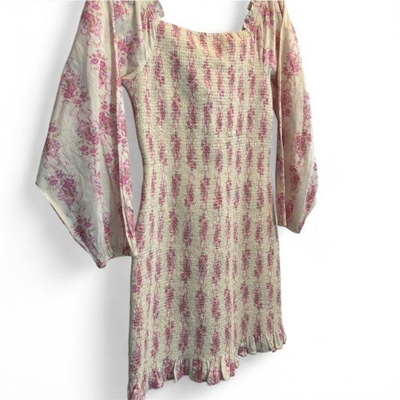 NWT LoveShackFancy Kyndra Mini Dress French Lilac Size Medium - Picture 7 of 10